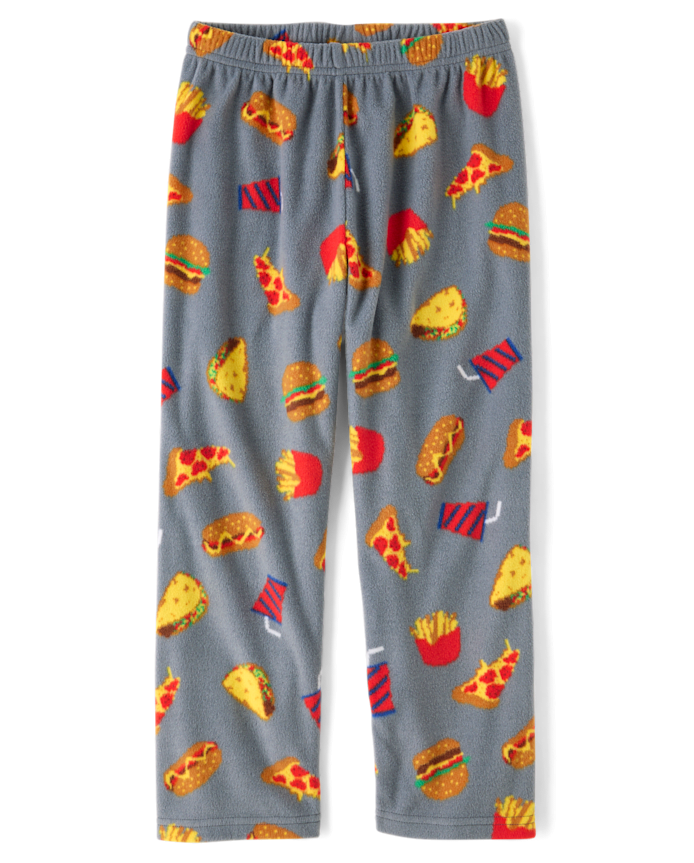 Pantalon de pyjama en microfibre polaire pour garçons