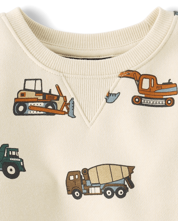 Baby And Toddler Boys Print Premium Fleece Sweatshirt