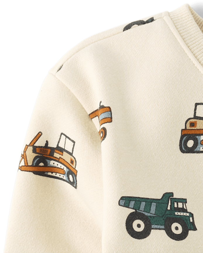 Baby And Toddler Boys Print Premium Fleece Sweatshirt