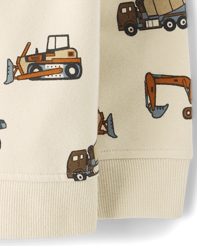 Sweat-shirt en polaire imprimé de qualité supérieure pour bébés et tout-petits garçons