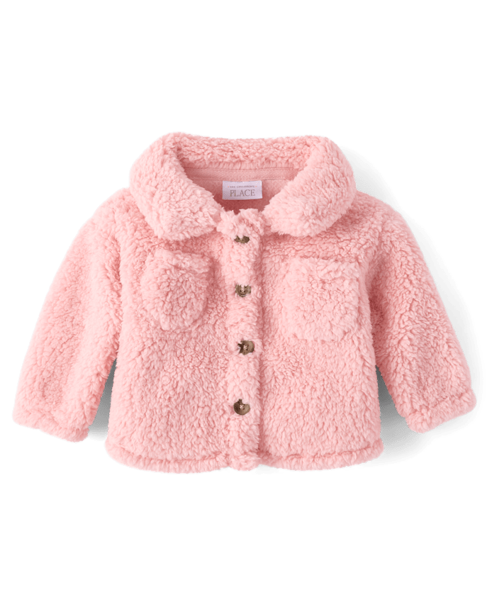 Veste Sherpa pour bébé fille