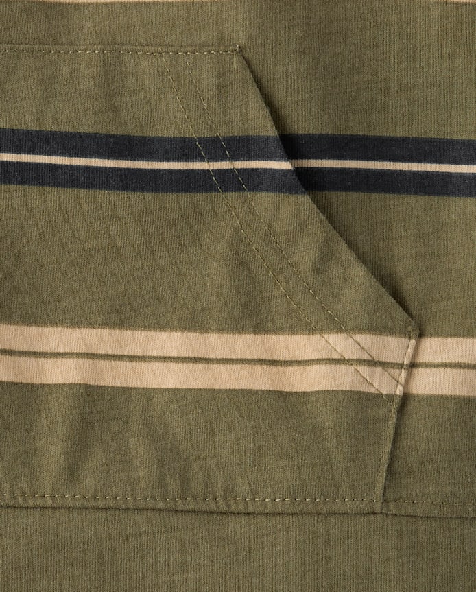 Haut à capuche rayé pour bébé et tout-petit garçon