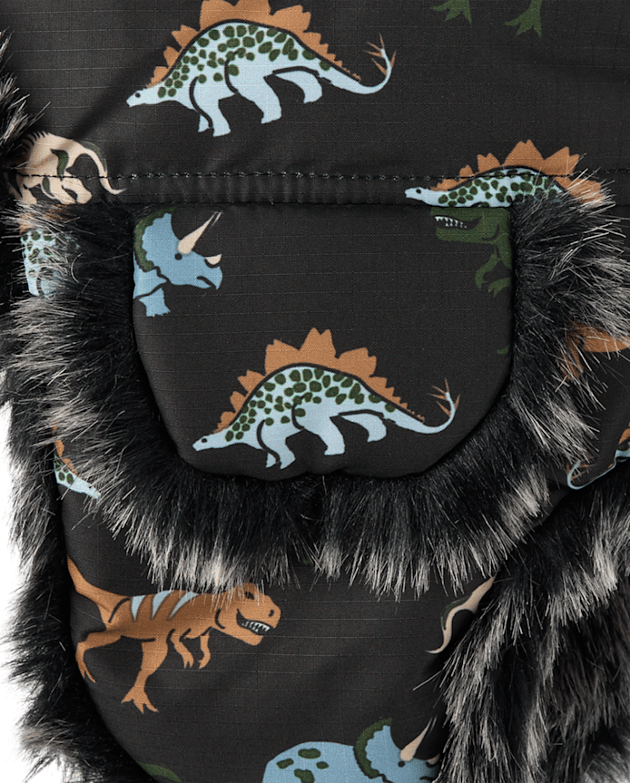 Toddler Boys Print Trapper Hat