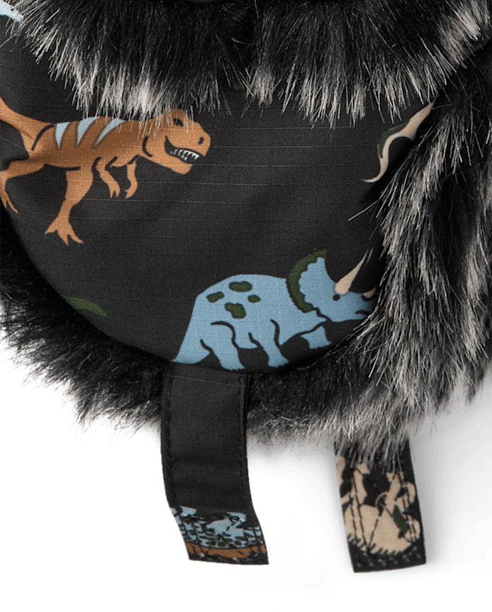 Chapeau de trappeur imprimé pour tout-petits garçons