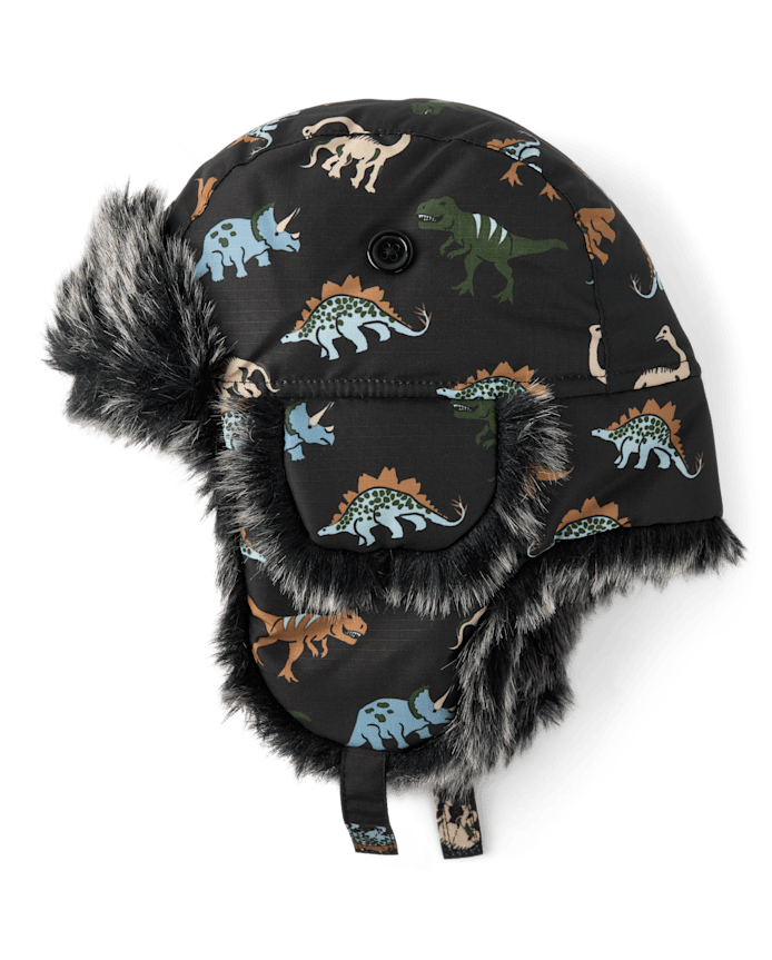 Toddler Boys Print Trapper Hat