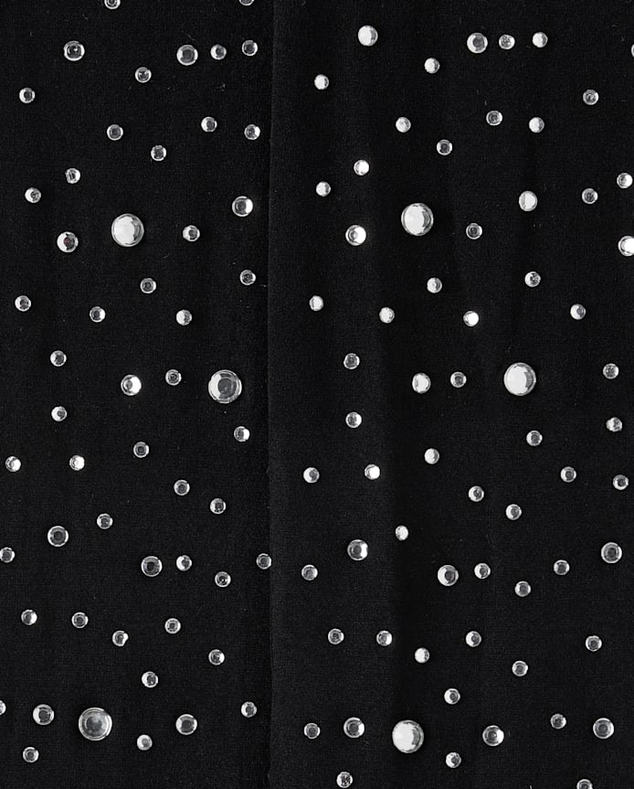 Girls Rhinestone Microfiber Tights