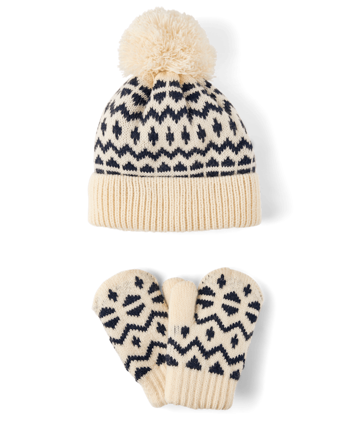 Ensemble 2 pièces Fairisle pour tout-petits garçons, idéal temps froid