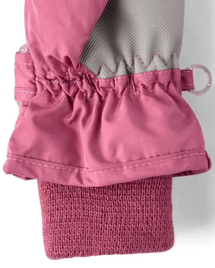 Toddler Girls Print Ski Mittens