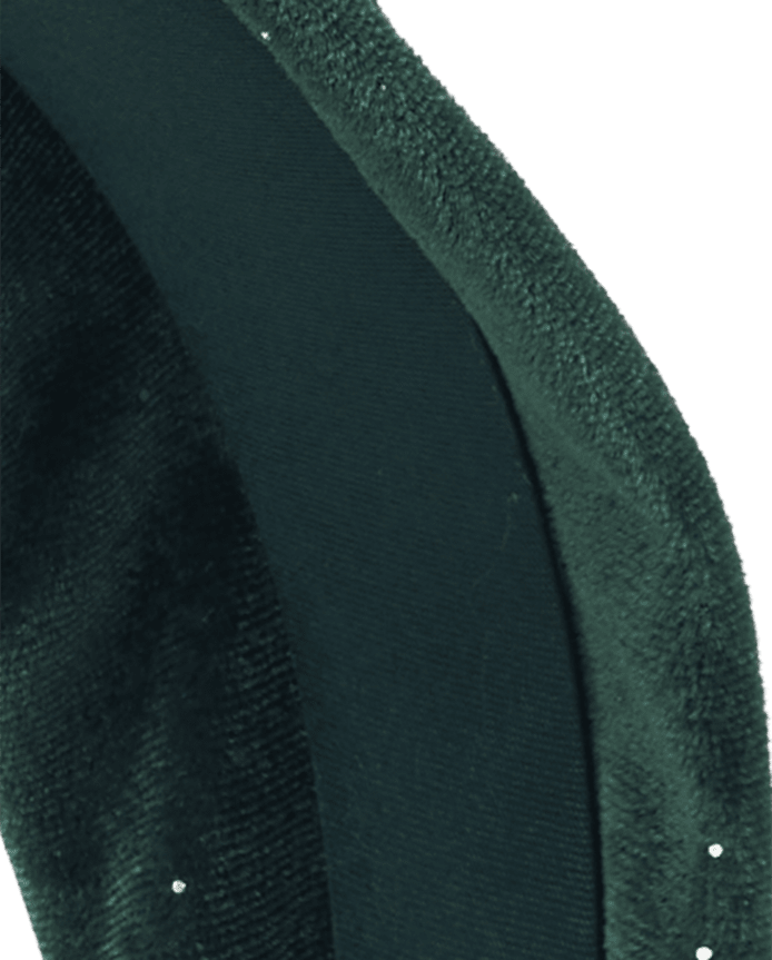 Girls Velour Top Knot Headband