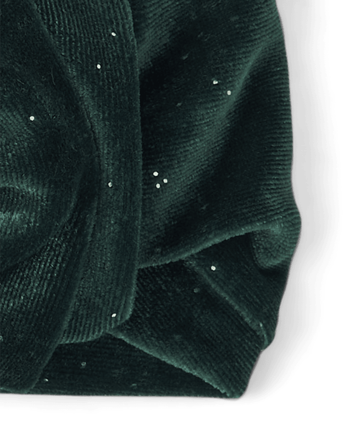 Baby Girls Velour Bow Headwrap