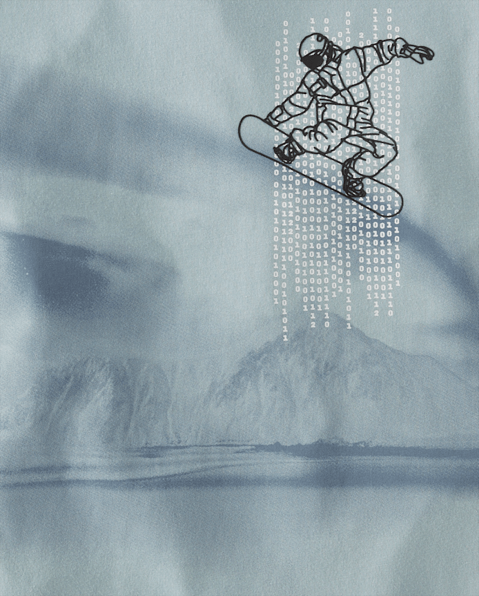 Haut décontracté graphique pour garçon