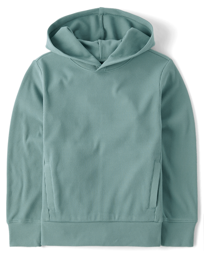 Kids Sueded Rib Hoodie