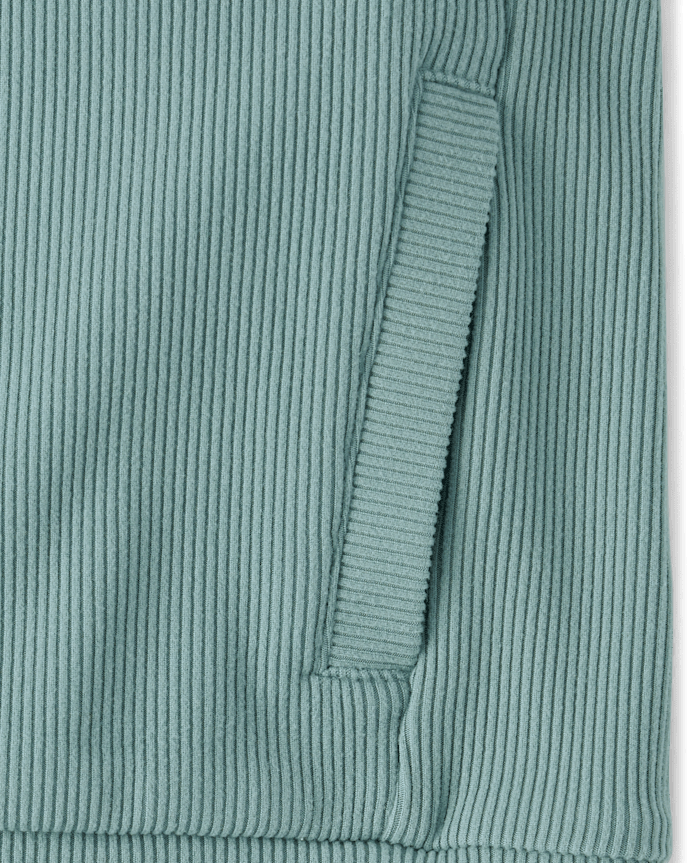 Kids Sueded Rib Hoodie