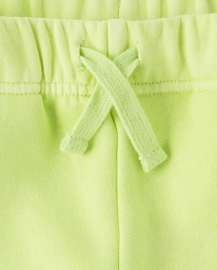 Pantalon de jogging en polaire premium teint pièce pour garçon