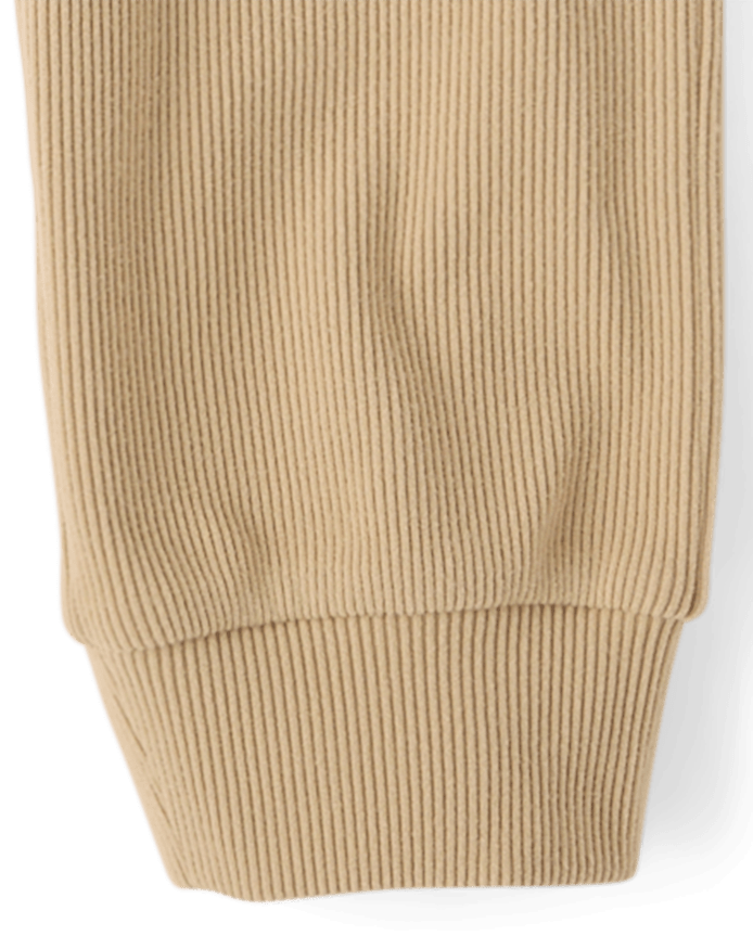 Boys Sueded Rib Cargo Jogger Pants