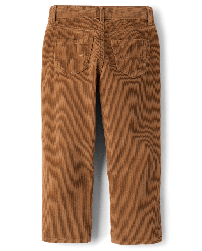 Boys Corduroy Straight Pants