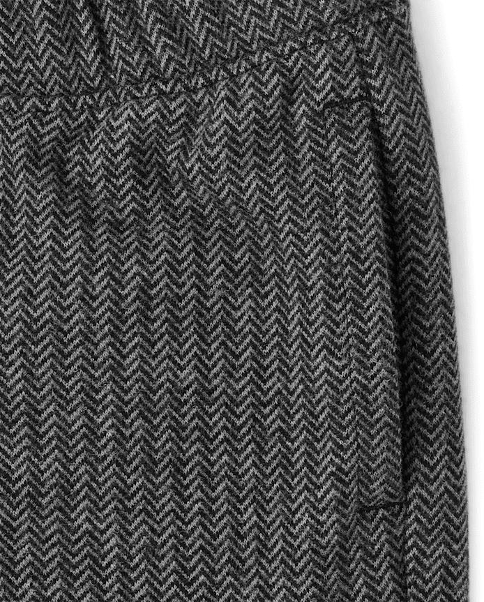 Boys Herringbone Luxe Cozy Knit Baggy Cargo Pants