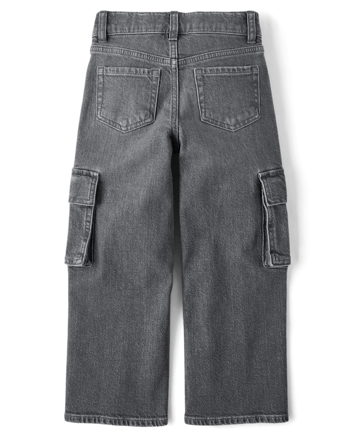 Kids Baggy Cargo Jeans