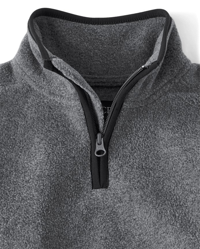 Pull demi-zip en micropolaire pour garçon