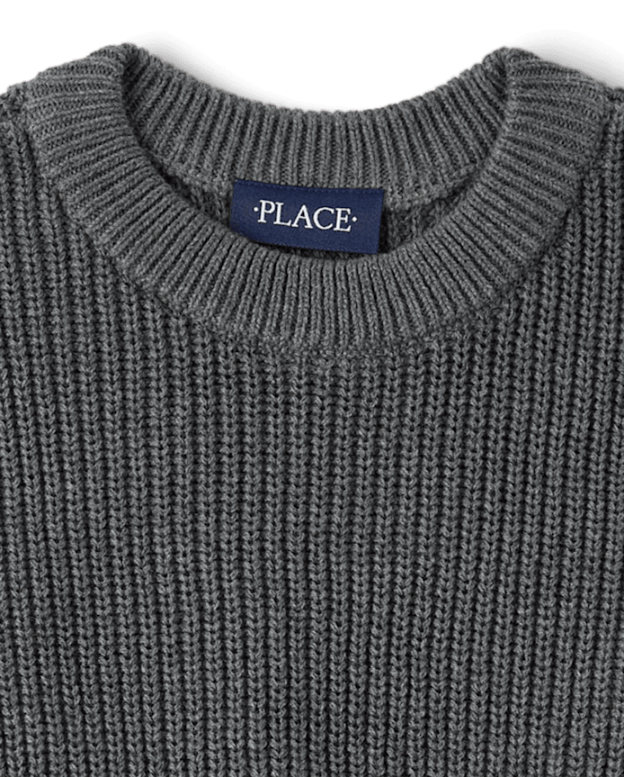 Boys Shaker Stitch Sweater