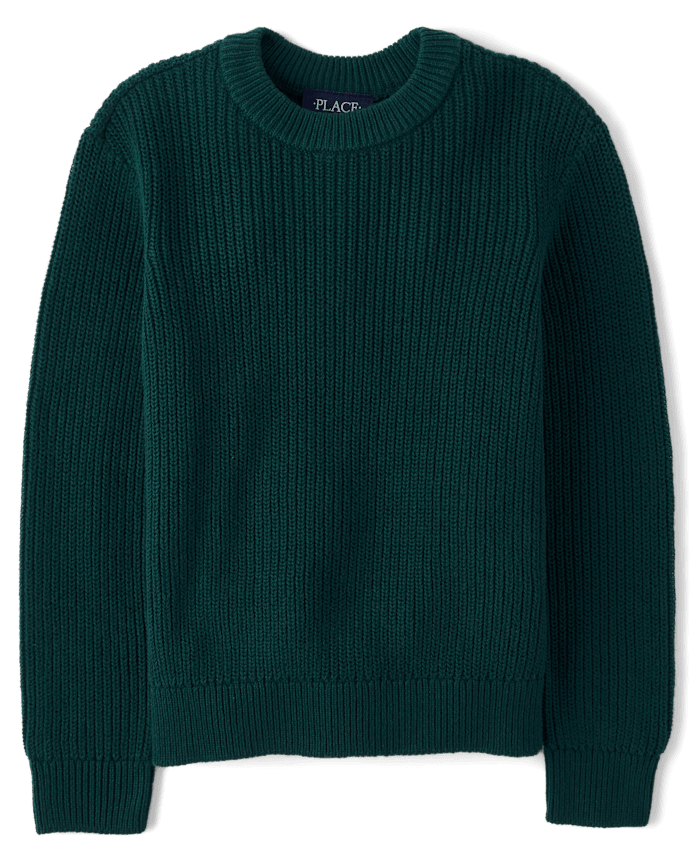 Boys Shaker Stitch Sweater