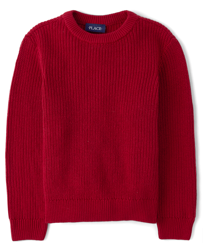 Boys Shaker Stitch Sweater