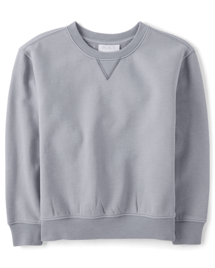 Kids Garment Dyed Premium Fleece Sweatshirt