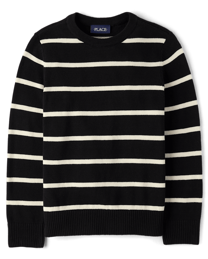 Boys Lightweight Striped Sweater