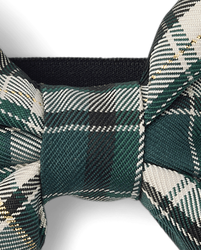 Baby And Toddler Girls Plaid Satin Bow Headwrap