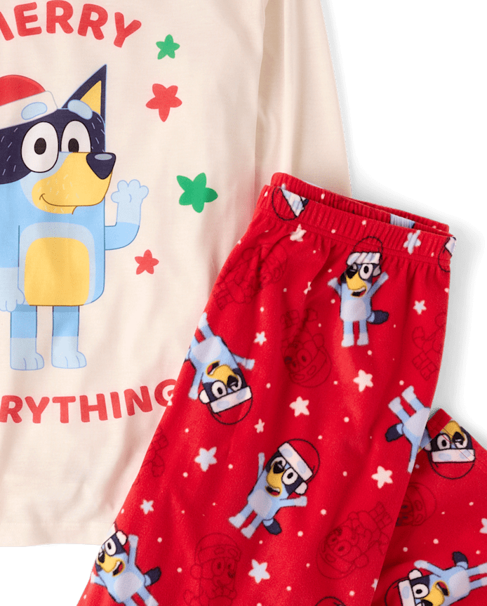 Mens Matching Family Bluey™ Merry Everything Pajamas