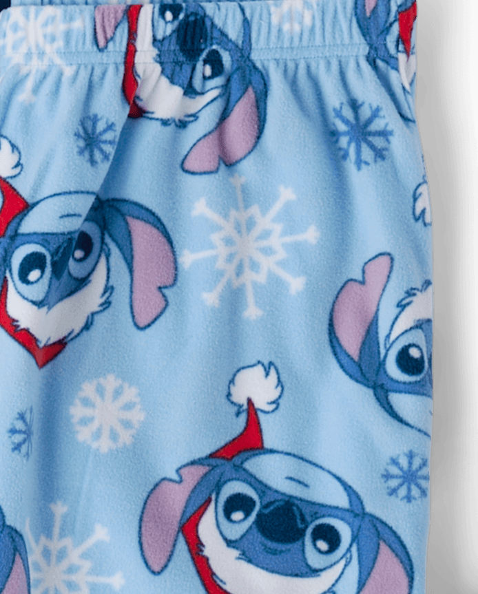 Mens Matching Family Stitch™ Santa Hat Pajamas