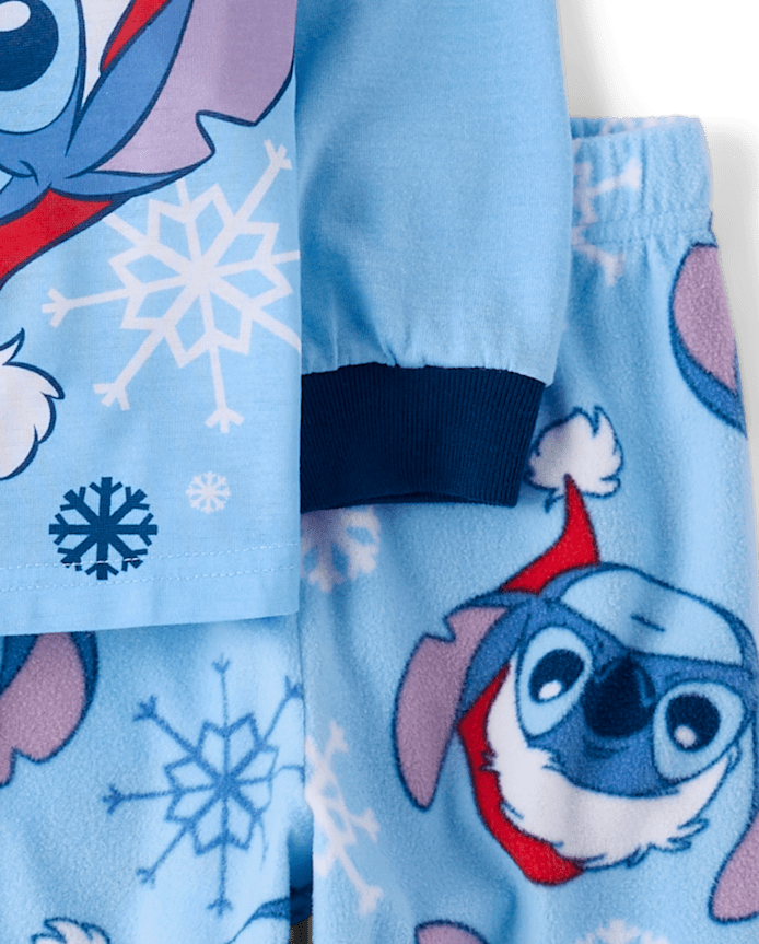 Baby And Toddler Matching Family Stitch™ Santa Hat Pajamas