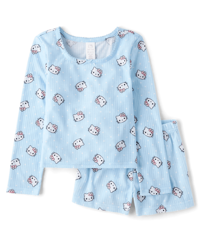 Pyjama en pointelle Hello Kitty® pour fille