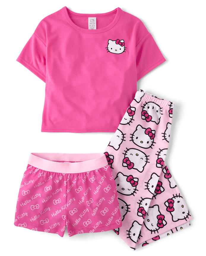 Girls Hello Kitty® 3-Piece Pajama Set