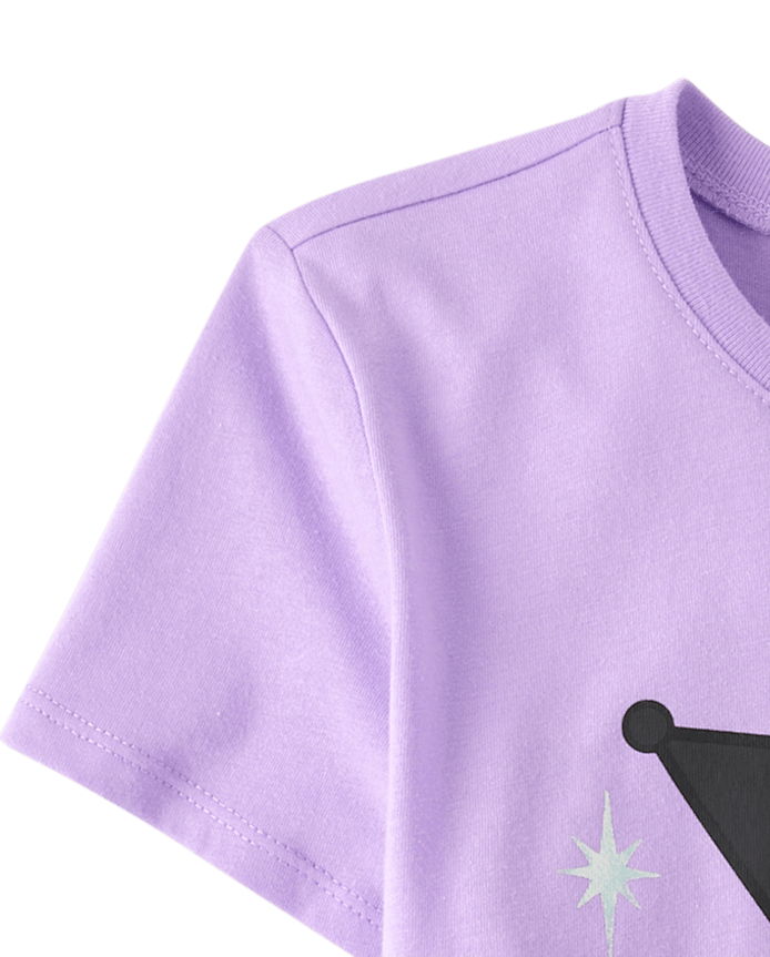 T-shirt graphique holographique Kuromi™ pour filles