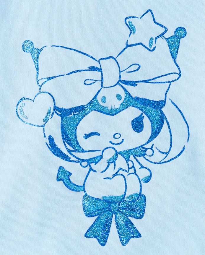 T-shirt à paillettes Kuromi™ pour bébé fille