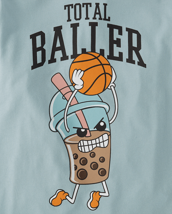 Boys Total Baller Graphic Tee
