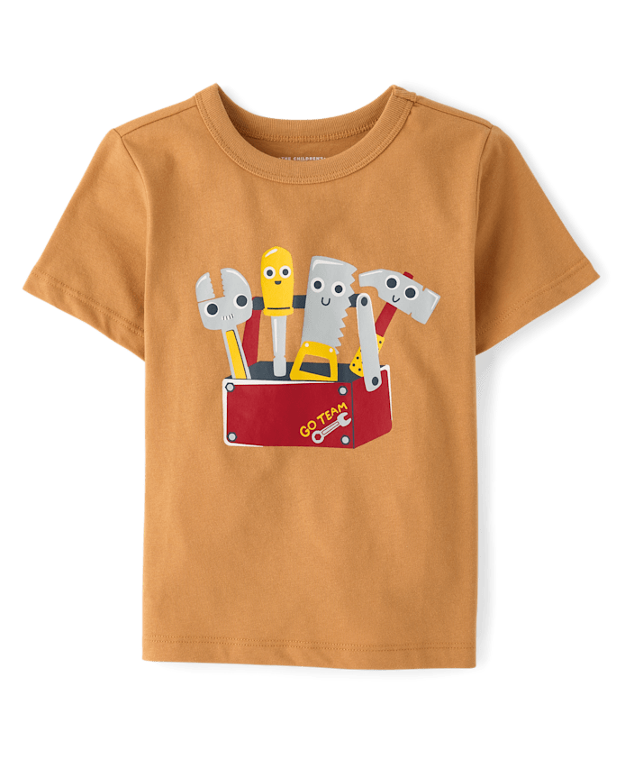 Baby And Toddler Boys Toolbox Friends Graphic Tee