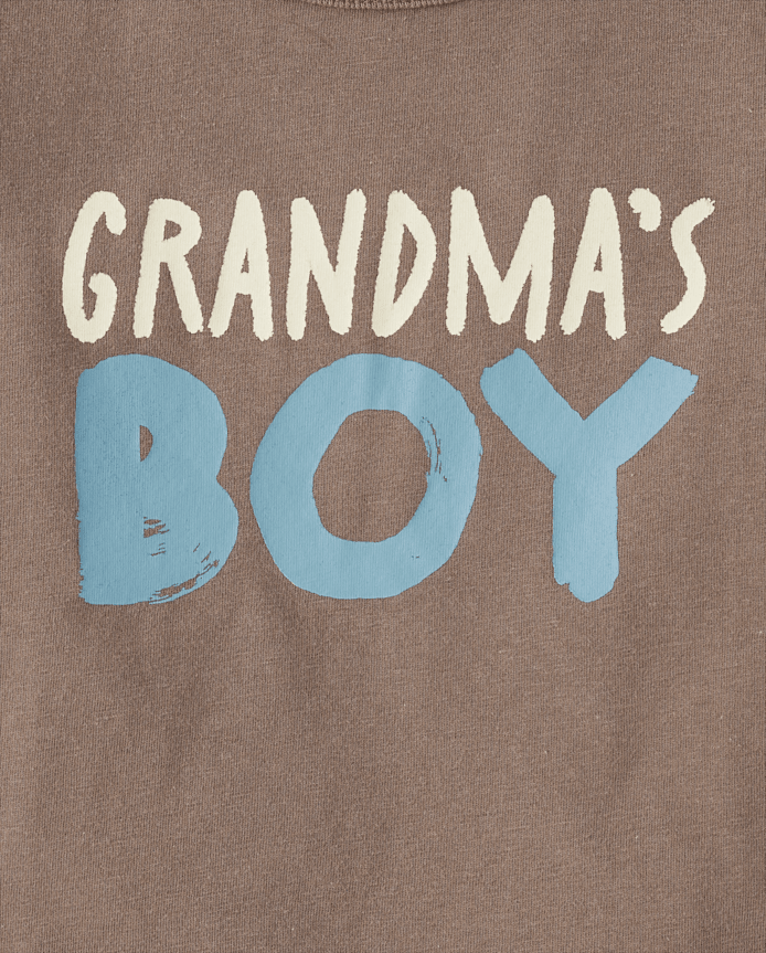 T-shirt graphique « Grandma's Boy » pour bébés et tout-petits garçons