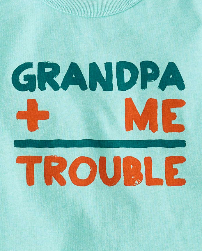 Baby And Toddler Boys Grandpa Plus Me Graphic Tee