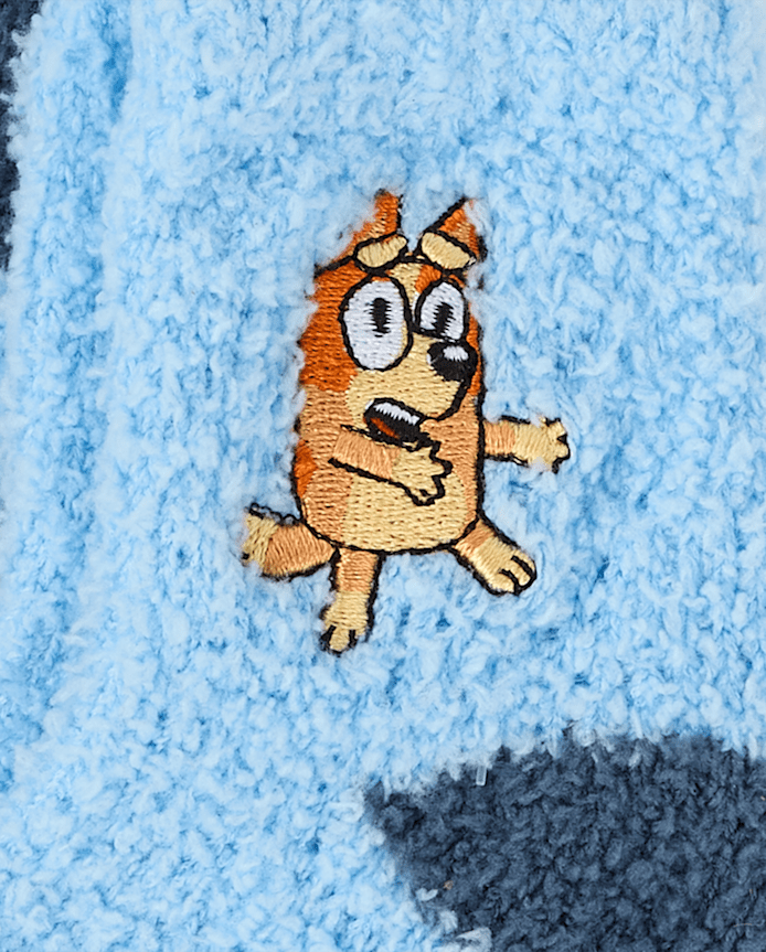 Baby And Toddler Boys Bluey™ Embroidered Cozy Socks 2-Pack