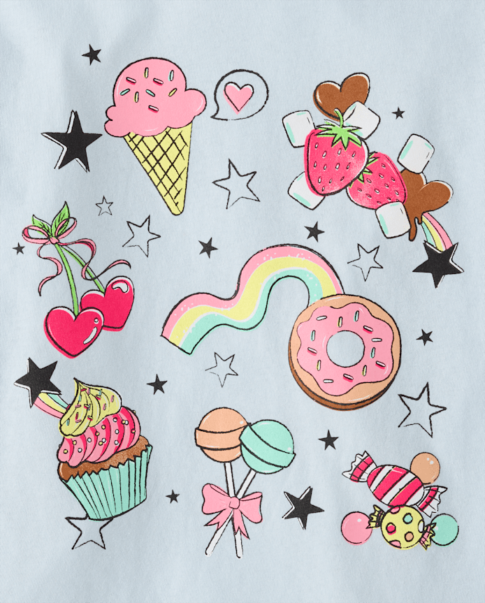 Girls Snack Food Graphic Tee