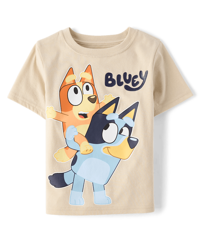 Baby And Toddler Boys Bluey™ Piggyback Graphic Tee