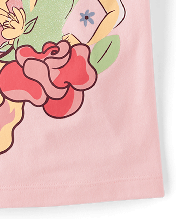 Girls Disney™ Princess Best Gal Pals Glitter Relaxed Graphic Tee