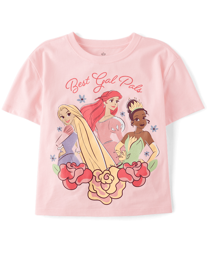 T-shirt graphique oversize à paillettes Disney™ Princesses pour filles
