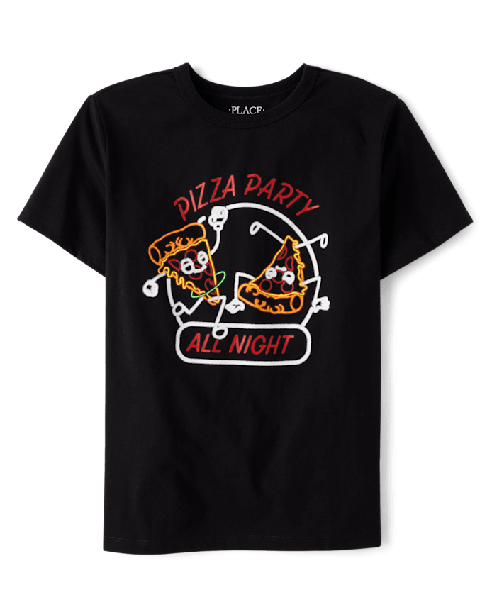 Boys Pizza Party Graphic Tee