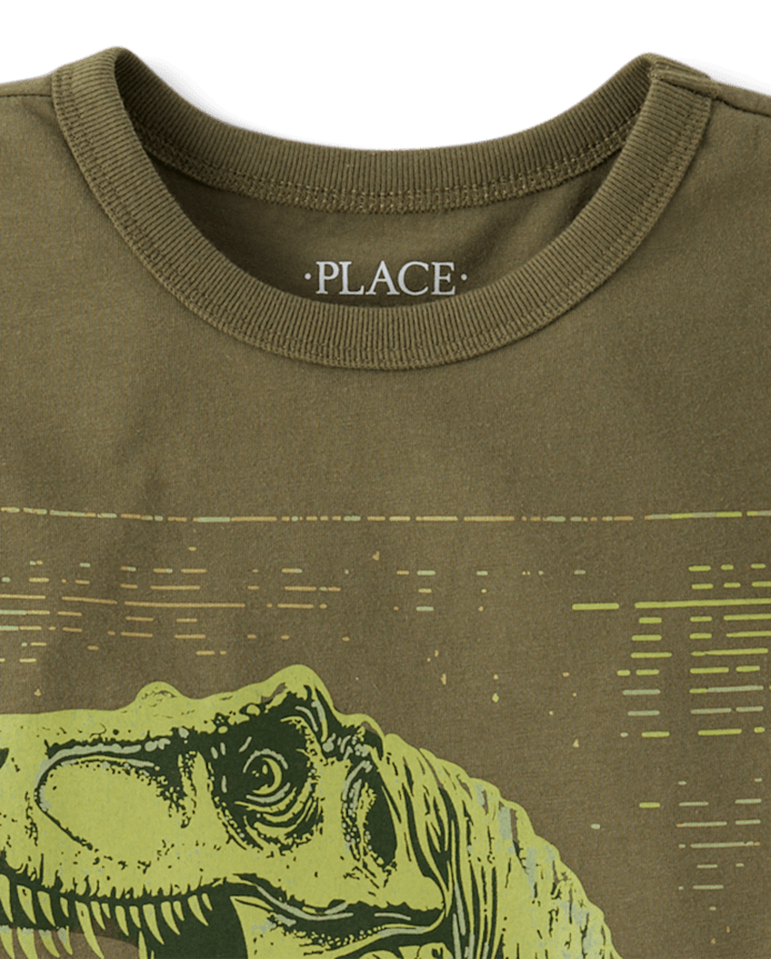 Boys Dino Profile Graphic Tee