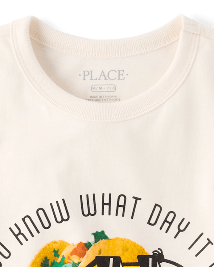 Boys Taco Day Graphic Tee