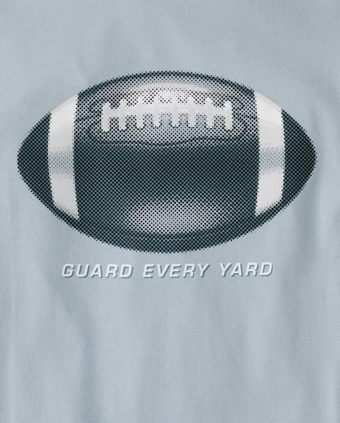 Boys Guard Every Yard Football Graphic Tee