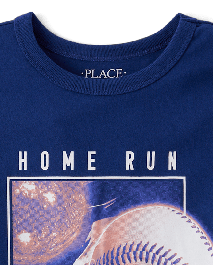Boys Home Run Legend Baseball Graphic Tee